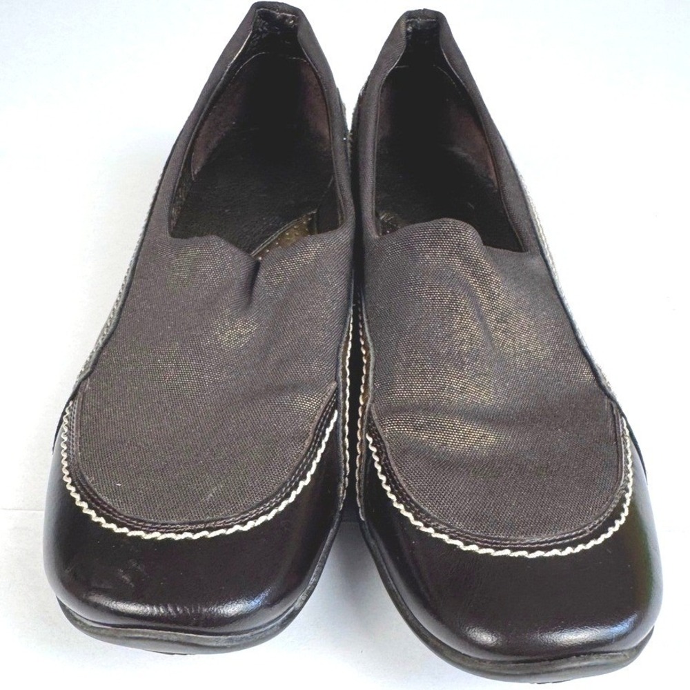 Sesto Meucci Slip On Leather Loafers Size 9N Made In Italy Business Casual